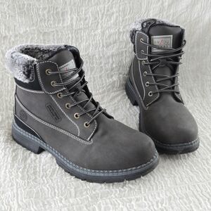 ANJOUFEMME Winter Snow‎ Hiking Boots for Women, size US 10